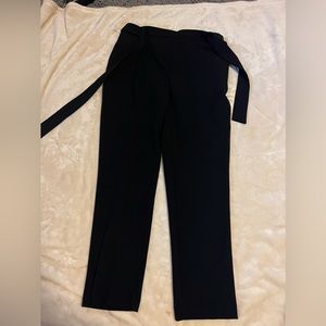 women’s paper bag/ formal pants with tie